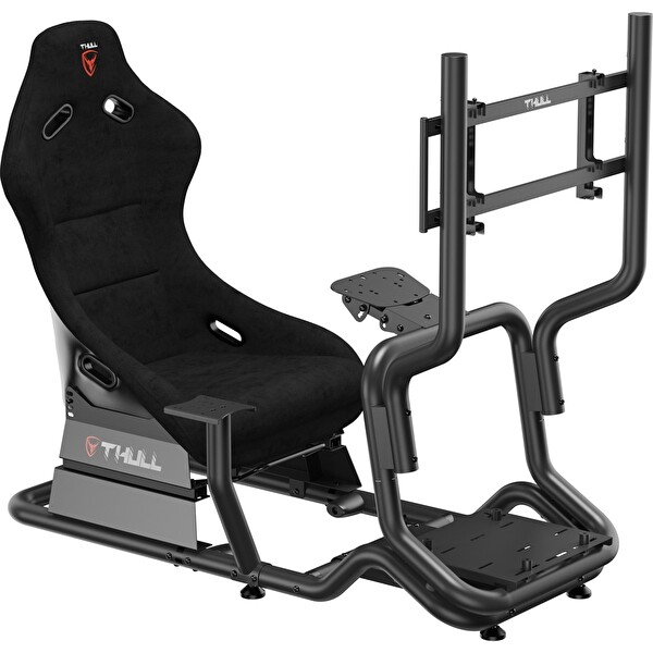 Thull Gaming Yarış Si̇mülatörü Kokpi̇ti̇ Ve Yarış Di̇reksi̇yon Vites Pedal Seti̇ THL-GDPCR-01