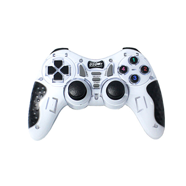 ScHitec 7in1 PC-PS2-PS2-PS3-PC360-TV-TVBoxAndroid Cihazlar ile Uyumlu Kablosuz Gamepad Beyaz