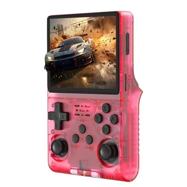 Schitec Retro Arcade R40S Pro Taşınabilir El Atari Konsolu 30.000 Oyunlu 98 GB Kırmızı