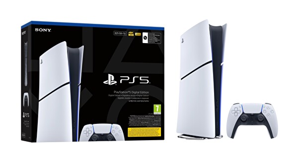 Sony Playstation 5 Slim Dijital 825 GB Playstation Oyun Konsolu (İthalatçı Garantili)