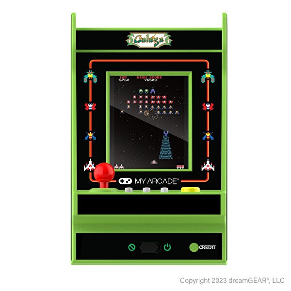 My Arcade 12 CM Galaga Retro Konsol 2 Oyun