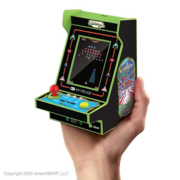 My Arcade 12 CM Galaga Retro Konsol 2 Oyun