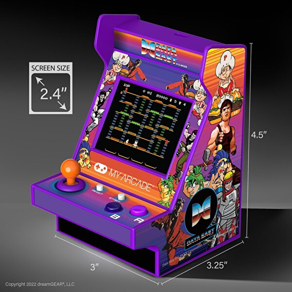 My Arcade 12 CM Data East Retro Konsol 208 Oyun