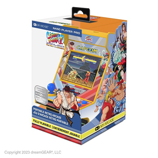 My Arcade 12 CM STR Fighter II Champ Retro Konsol 2 Oyun