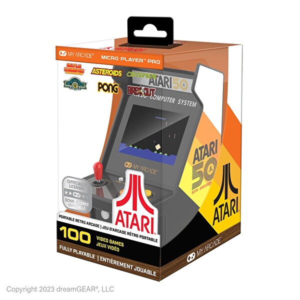My Arcade 17CM Atari Retro Konsol 100 Oyun