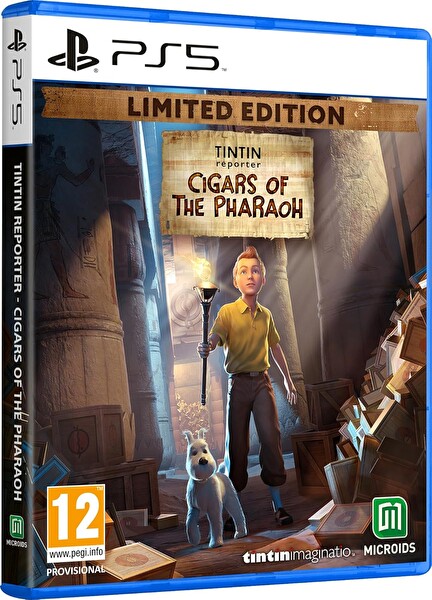Tintin Reporter Cigars Of The Pharaoh Tintin Limited Edition PS5 Oyun