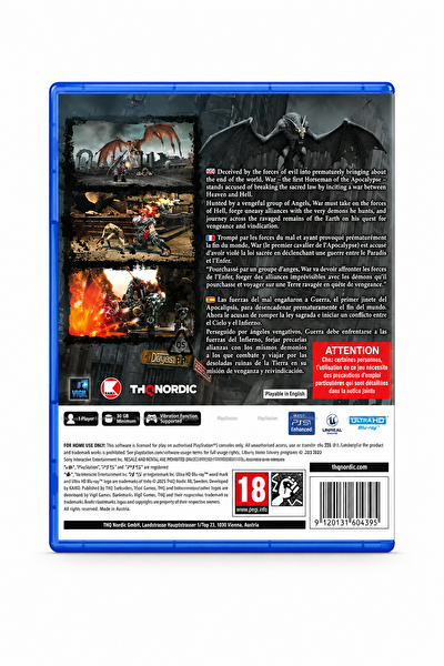 Thq Nordic Darksiders Warmastered Edition Remastered PS5 Oyun