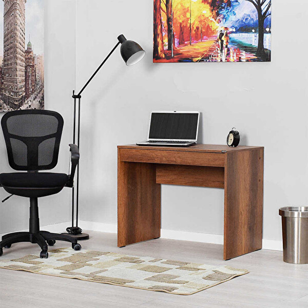 Adore Mobilya Oslo Ceviz Çekmeceli Çalışma Masası