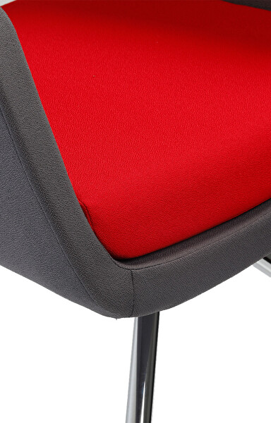 Bürosit Virgo Kırmızı Bekleme Koltuğu