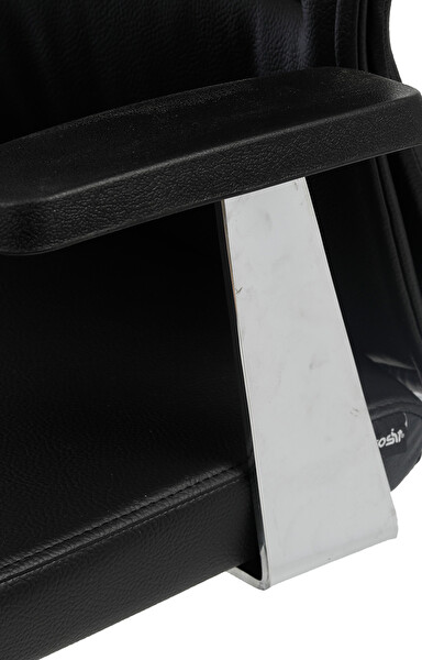 Bürosit File Plus 9 Başlıklı Krom Siyah Yönetici Koltuğu