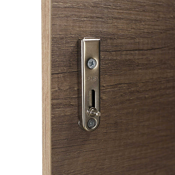 Adore Mobilya Newyork 3 Katlı Tam Kapaklı Kilitli Tori Kitaplık