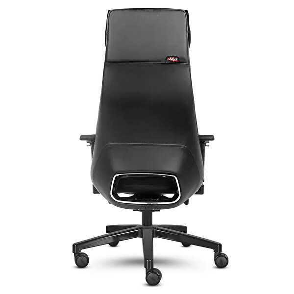 XDrive Konak Business Large Deri Siyah Çalışma Koltuğu