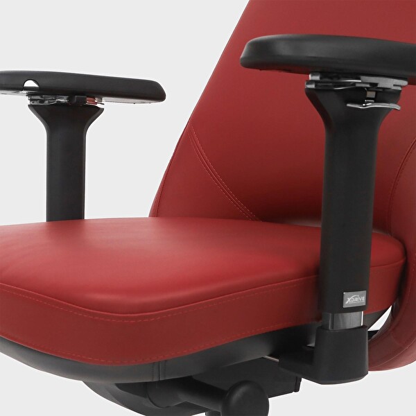 XDrive Konak Business Large Deri Kırmızı Çalışma Koltuğu