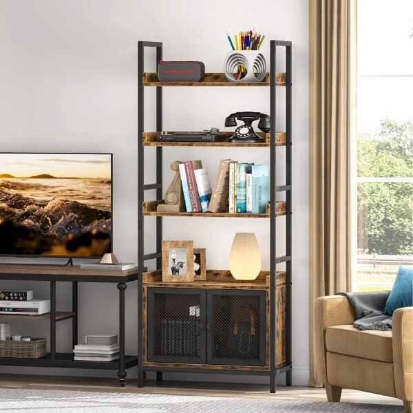 Zizuva Tasarım 64x30 CM Ceviz Raflı Düzenleyici