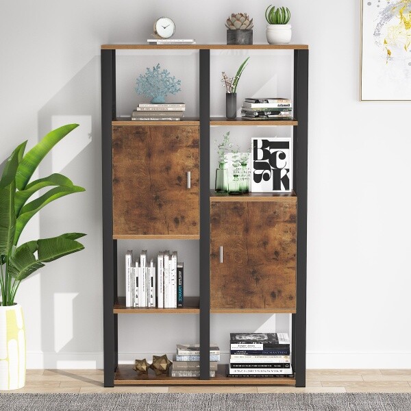 Zizuva 160x90x30 CM Modern Tasarım Ceviz Kitaplık ve Raf Sistemi