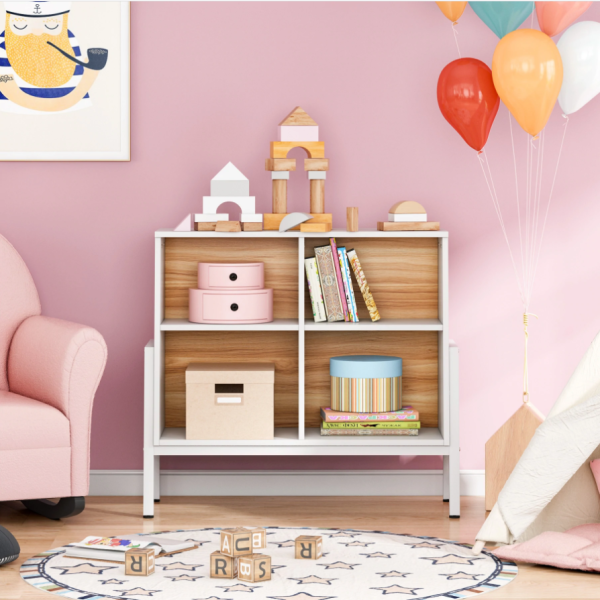 Zizuva Tasarım 80x35x80 CM Beyaz Ev ve Ofis Oda Düzenleyici
