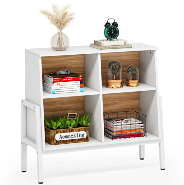 Zizuva Tasarım 80x35x80 CM Beyaz Ev ve Ofis Oda Düzenleyici