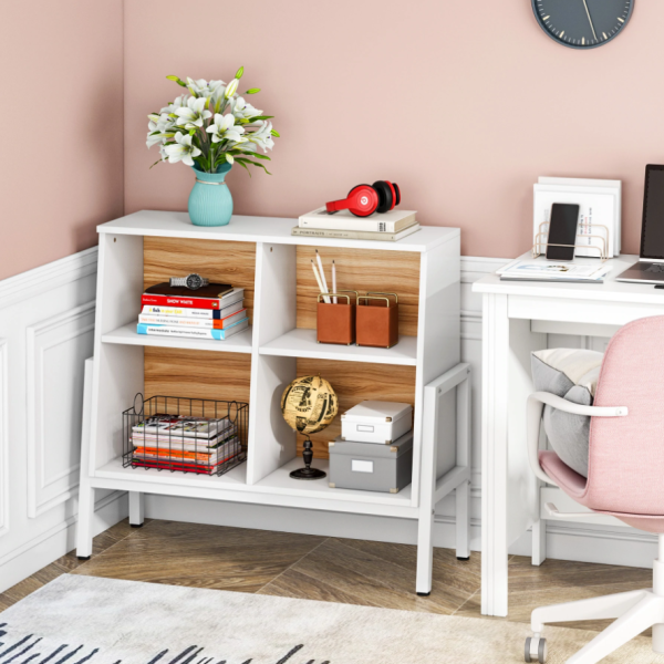 Zizuva Tasarım 80x35x80 CM Beyaz Ev ve Ofis Oda Düzenleyici