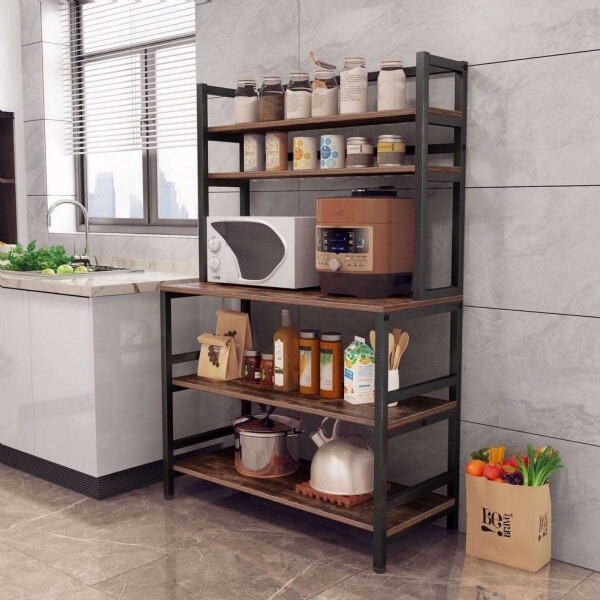 Zizuva Tasarım 80x40x155 CM Çok Amaçlı Ceviz Mutfak ve Banyo Dolabı Modeli