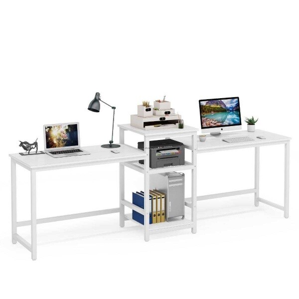 Zizuva Tasarım 250x75x60 CM İki Bölmeli Çalışma Masası