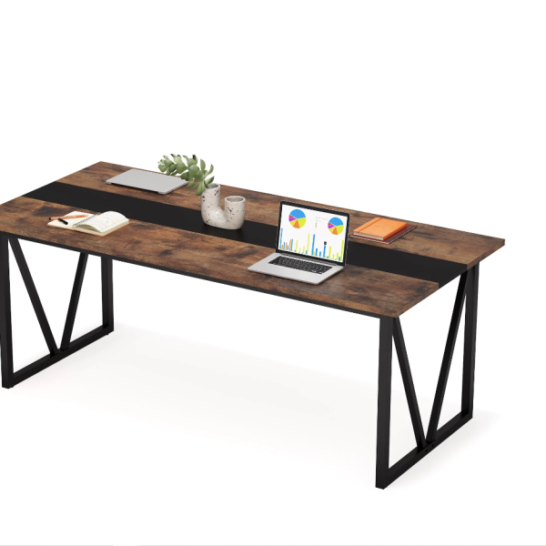 Zizuva Tasarım 180x75x80 CM Ceviz Ev ve Ofis Masası