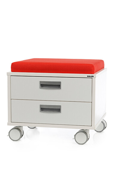 Bürosit Puf Keson Kırmızı