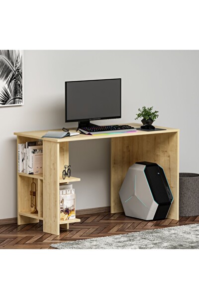 BMdekor Çalışma Masası Arık Safir Meşe