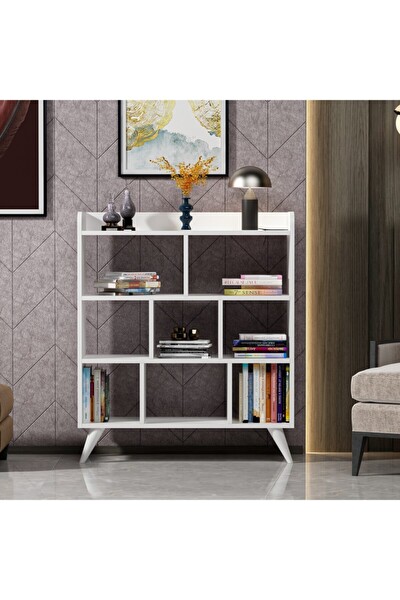 BMdekor Kitaplık Amerika Beyaz