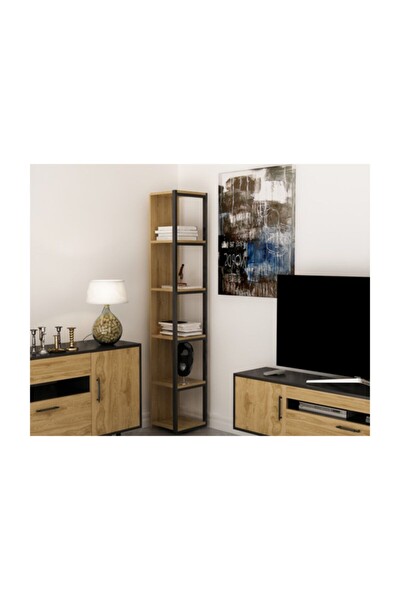 BMdekor Kitaplık Tay Siyah