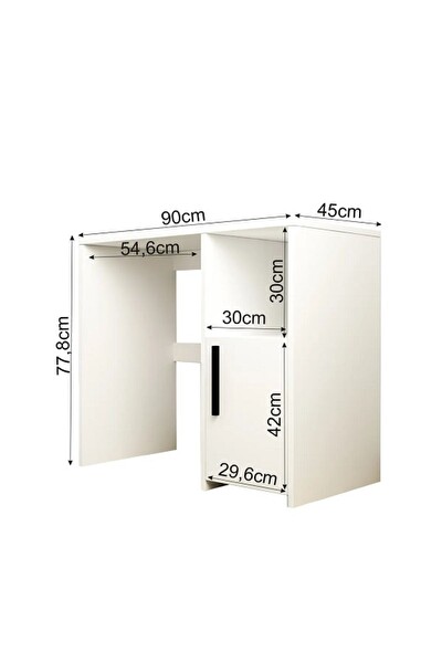 BMdekor Çalışma Masası Kutay Beyaz