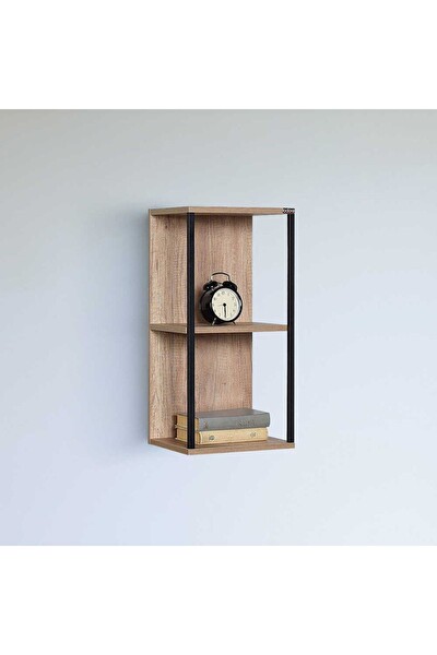 Adore Mobilya Profile Duvar Rafı- Açık Ceviz 30x63x25 CM