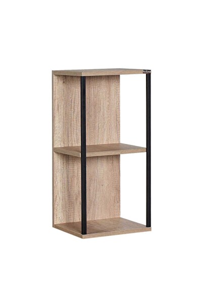 Adore Mobilya Profile Duvar Rafı- Açık Ceviz 30x63x25 CM