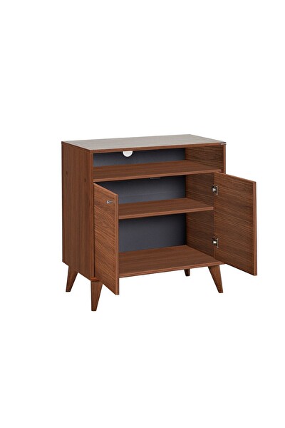 Adore Mobilya London Çok Amaçlı Dolap - Ceviz 73x79x42 CM (GxYxD
