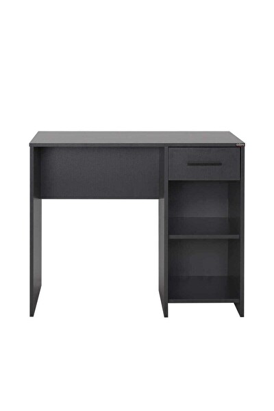 Adore Mobilya Trendline Çekmeceli Çalışma Masası-Antrasit 90x75x52 CM (GxYxD)