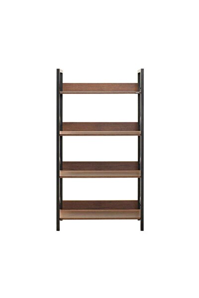 Adore Mobilya Profile 4 Raflı Kitaplık-Koyu Ceviz(Oslo Ceviz) 73x136x35 CM (GxYxD)