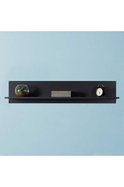 Adore Mobilya Dekoratif Duvar Rafı - Antrasit 120x25x20 CM