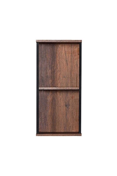 Adore Mobilya Profile Duvar Rafı-Koyu Ceviz(Oslo Ceviz) 30x63x25 CM