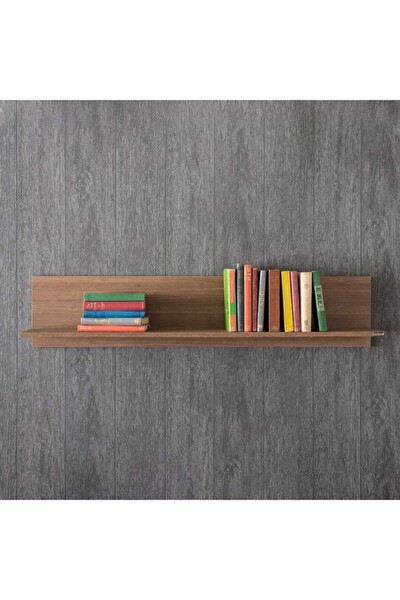 Adore Mobilya Dekoratif Duvar Rafı - Noce 120x25x20 CM