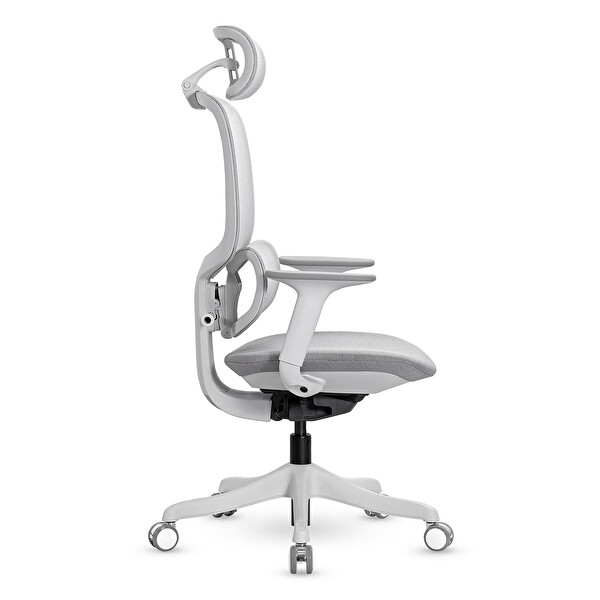 XDrive XD-1007-Fileli Başlıklı Çalışma Koltuğu Gri