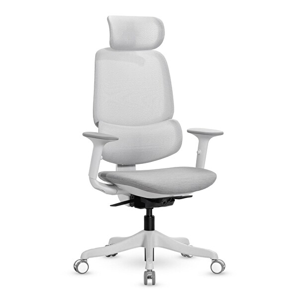 XDrive XD-1007-Fileli Başlıklı Çalışma Koltuğu Gri