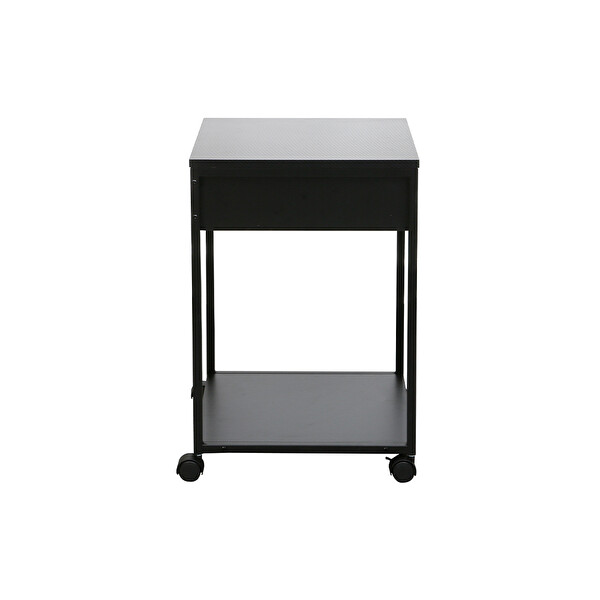 Adore Mobilya Multi Çekmeceli Keson Carbon Fiber - Siyah 40x40x60 cm