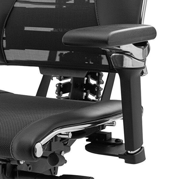 Metta Yoga 4DT Ergonomik Deri ve Fileli Ofis Koltuğu / Yönetici Sandalyesi / - CC.F.15.13A