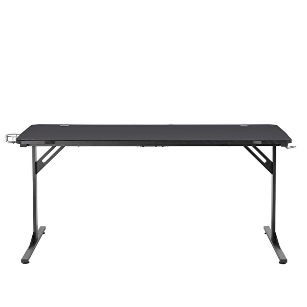 Adore Mobilya Epic-X 180x76x80 CM Siyah Oyuncu ve Bilgisayar Masası