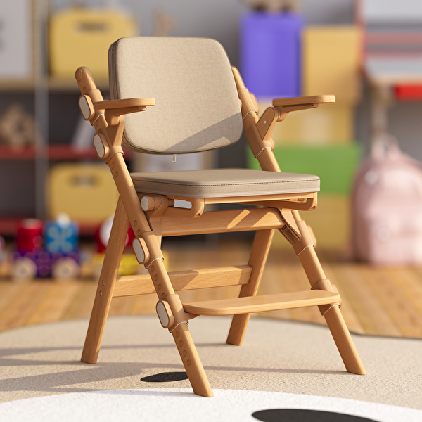 Karr Kids Cadiz Ahşap Çocuk Sandalyesi