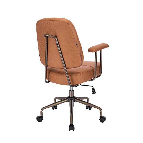 Adore Mobilya New York Kahverengi 65x96.5-102.5x68 CM Çalışma Sandalyesi