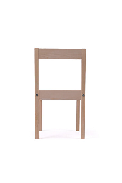 Rozitoys Montessori Çocuk Ahşap Etkinlik Masası Sandalyesi