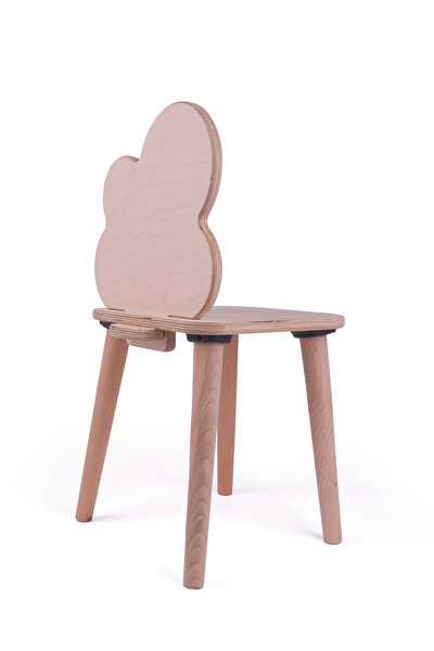 Rozitoys Montessori Çocuk Ahşap Etkinlik Masası Sandalyesi