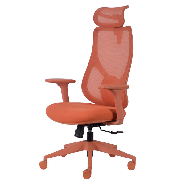 Karr Office Rio Ergonomik Çalışma Sandalyesi - Turuncu