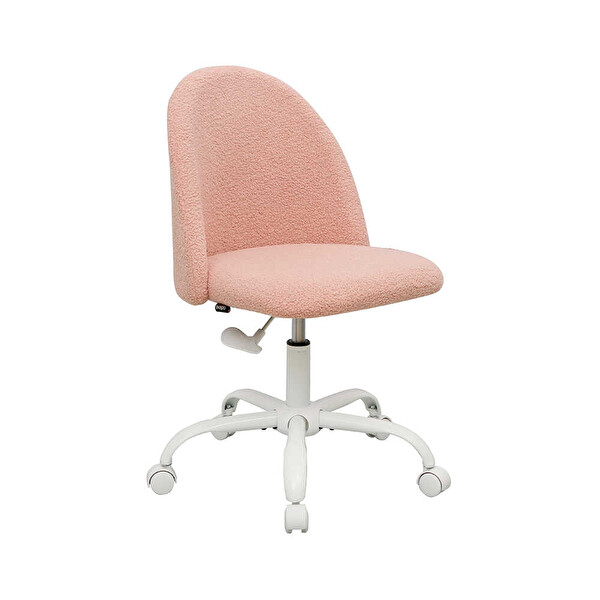 Adore Mobilya Curve Çalışma Sandalyesi - Pembe 61x58.5x81.5-91 CM
