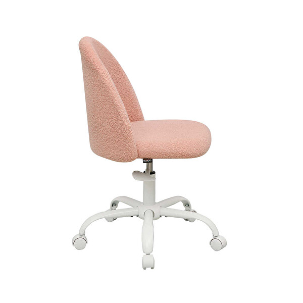 Adore Mobilya Curve Çalışma Sandalyesi - Pembe 61x58.5x81.5-91 CM